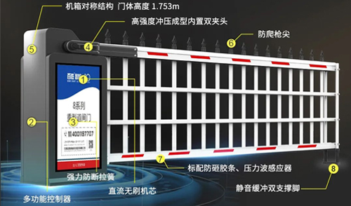 智臻之選 大器非凡 | 百勝智能新一代重型道閘門(mén)重磅加推